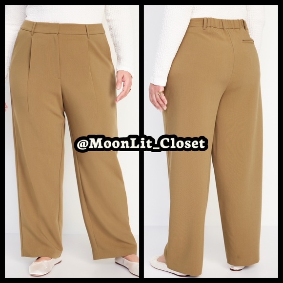 Old Navy Pants - 🐝 Old Navy Extra High-Waisted Taylor Wide-Leg Trouser Pants Plus Size 3X